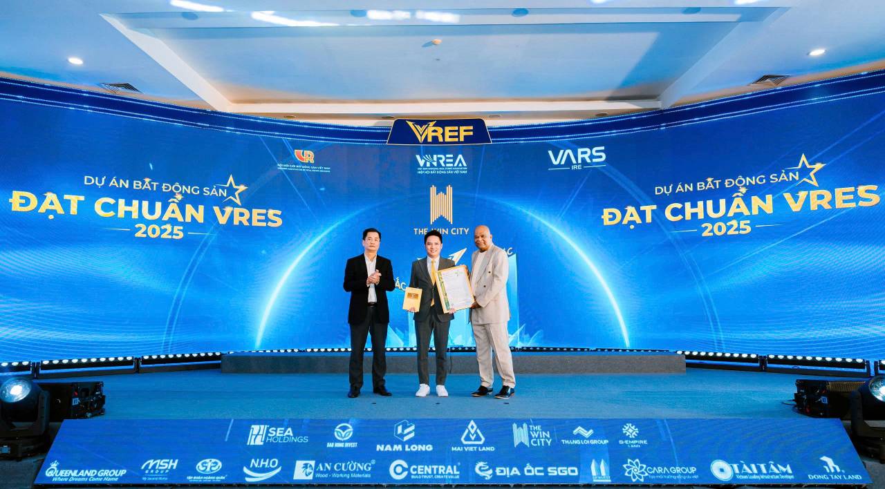 The Win City được vinh danh “Dự án bất động sản đạt chuẩn VRES xuất sắc Việt Nam 2025”