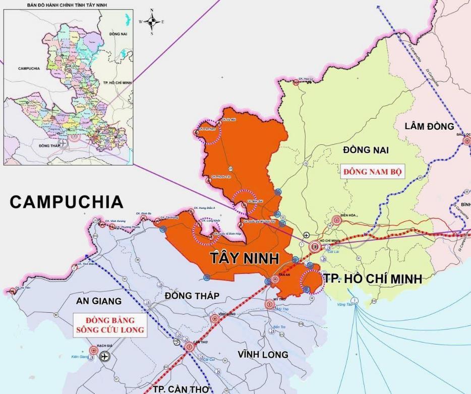 Quy hoạch tỉnh Tây Ninh - định hình không gian phát triển mới, khẳng định vai trò cửa ngõ phía Tây vùng Đông Nam Bộ