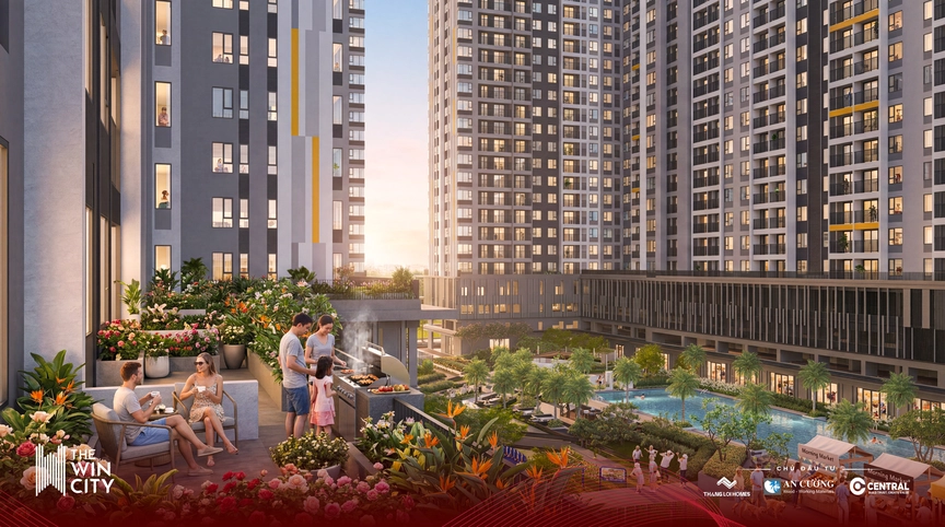 The Win City định hướng là"Căn hộ cao cấp - Giá quốc dân" phục vụ nhu cầu ở thật cho gia đình trẻ, người lao động và chuyên gia trong các KCN.