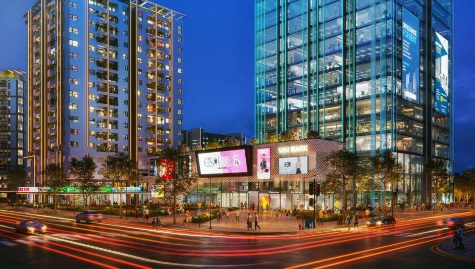 The Win City sở hữu hệ sinh thái sống toàn diện, giúp cư dân tiếp cận hầu hết nhu cầu thiết yếu chỉ trong vài bước chân - Thắng Lợi Homes